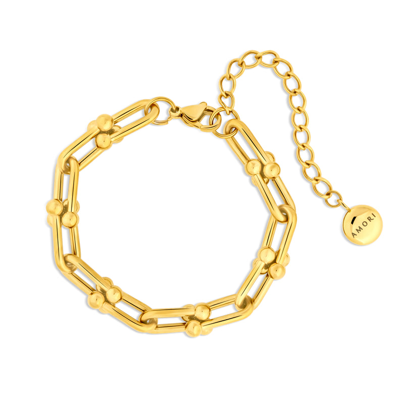 Amori Eva Lock Bracelet Gold