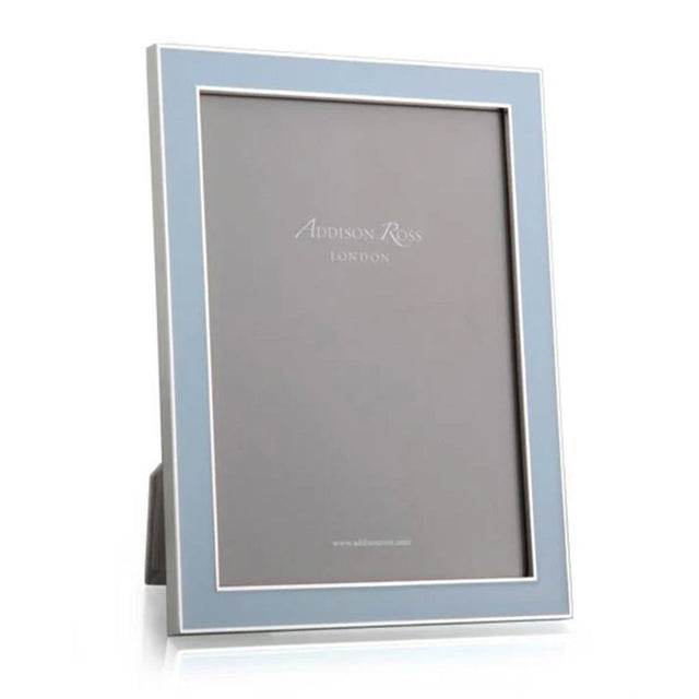 Addison Ross Powder Blue Silver Enamel Frame, 5 x 7