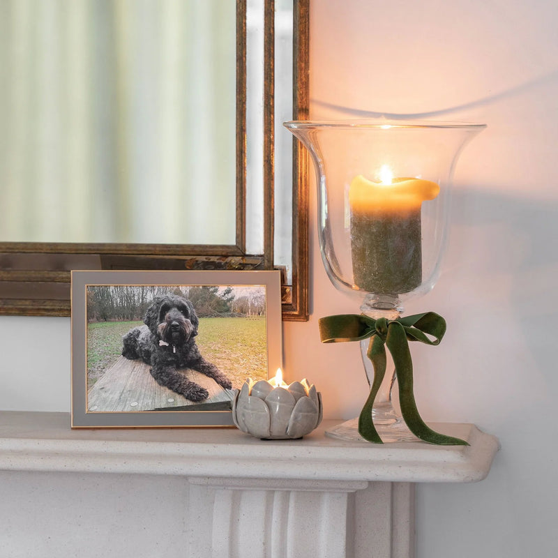 Addison Ross Taupe Enamel & Gold Frame, 5 x 7