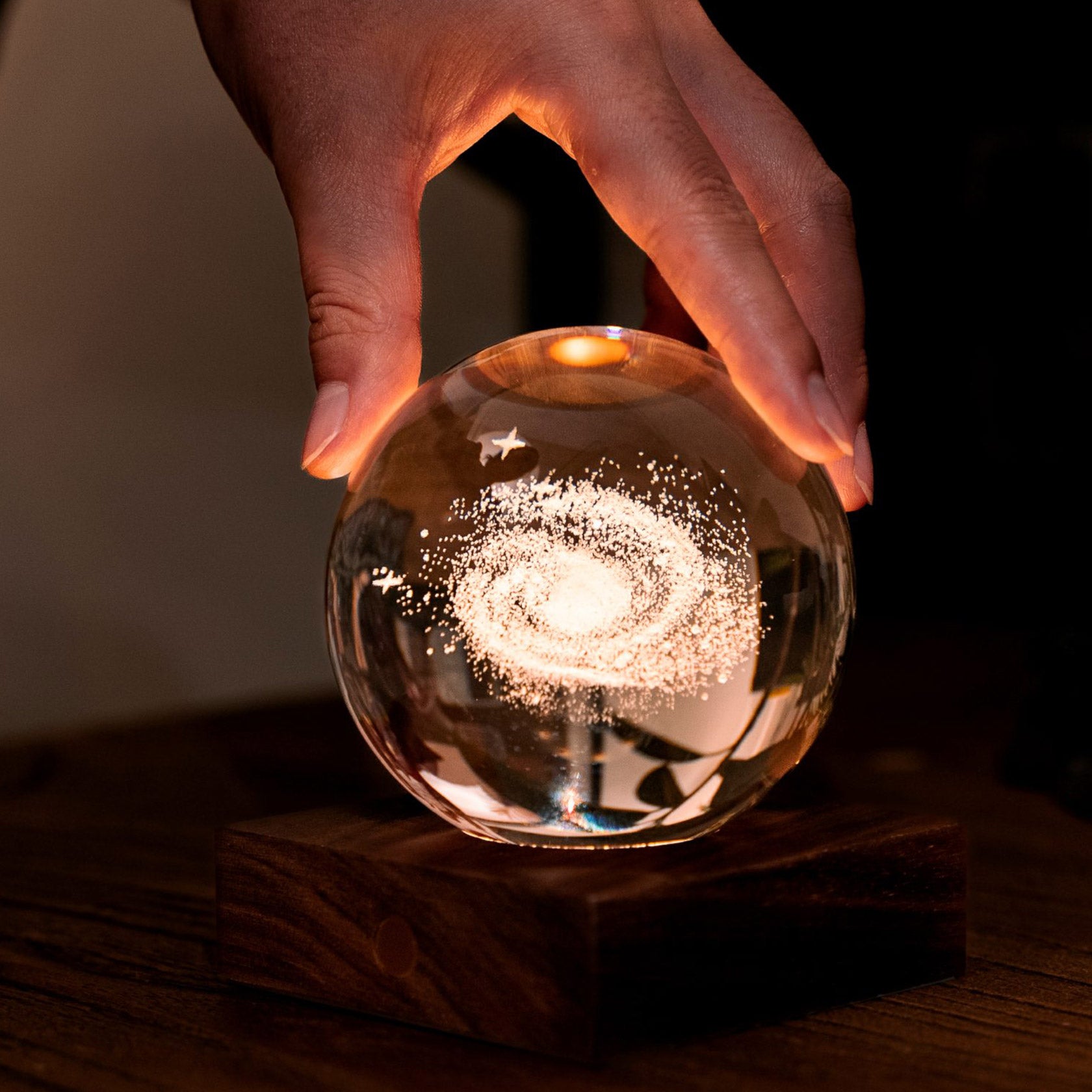 Gingko Design Amber Crystal Light, Galaxy – David Shuttle Ltd