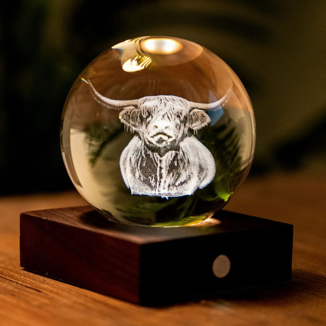 Gingko Amber Crystal Light, Highland Cow