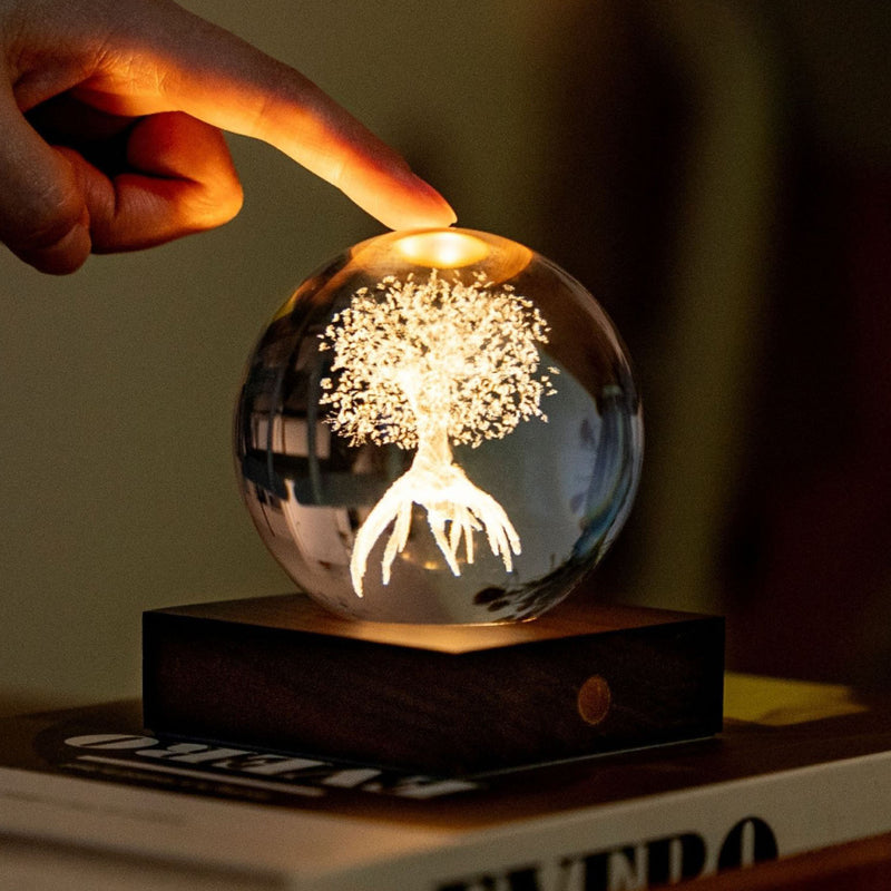 Gingko Amber Crystal Light,  Tree of life
