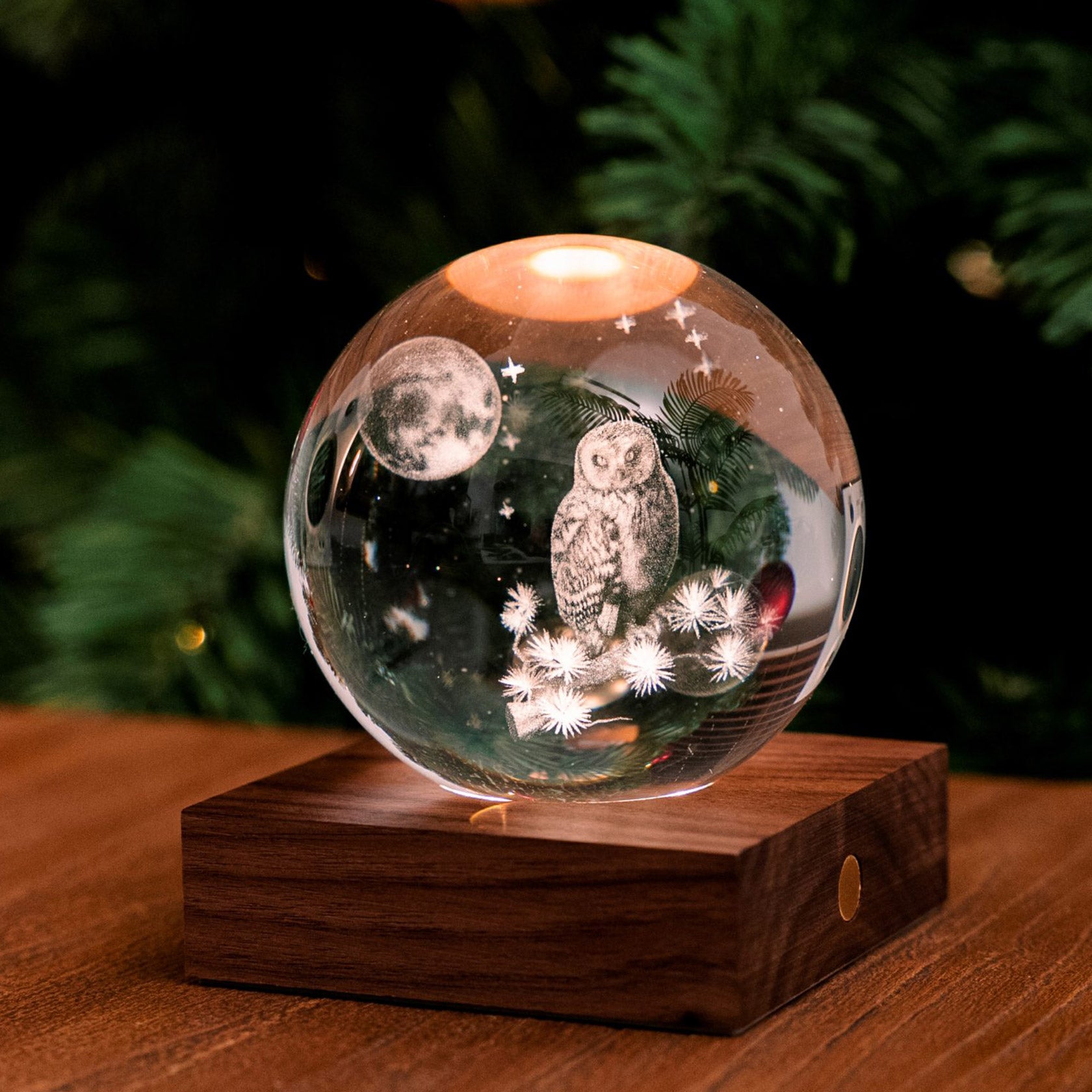 Amber Crystal Light | Owl Moon Amber Crystal Light | Owl Moon