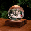 Gingko Amber Crystal Light, Sailing Boat