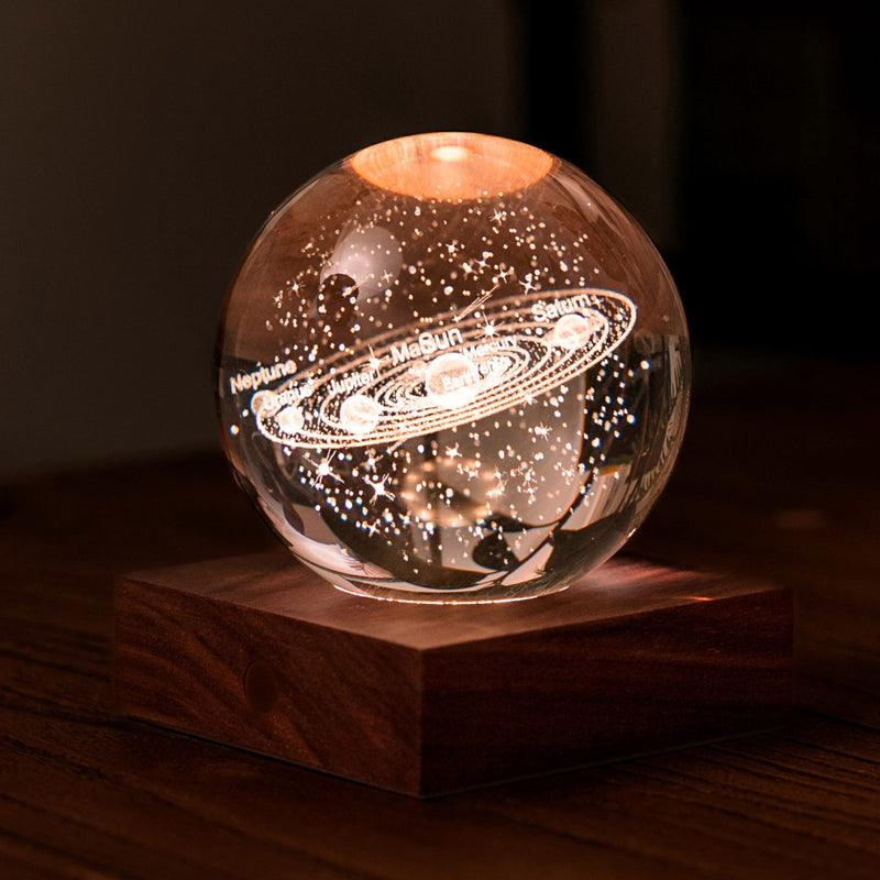 Gingko Amber Crystal Light, Solar System Large