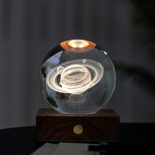 Gingko Amber Crystal Light, Saturn Large