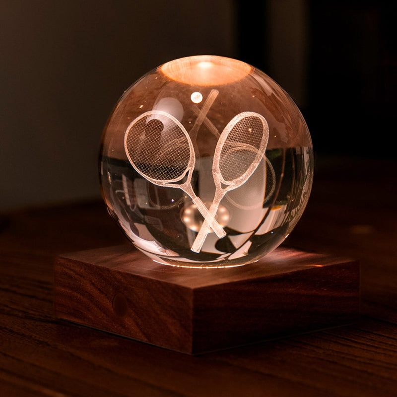 Gingko Amber Crystal Light, Tennis Racket