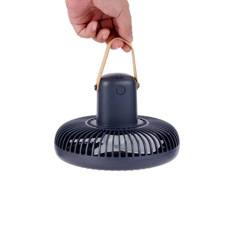 Gingko Beyond Detachable Desk Fan / Light, Matte Grey