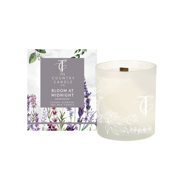 Wonderwick Glasshouse Bloom at Midnight Glass Candle