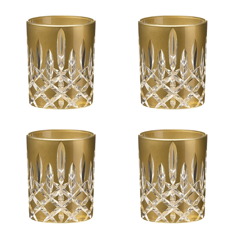 Riedel Laudon Gold Tumblers, Set of 4