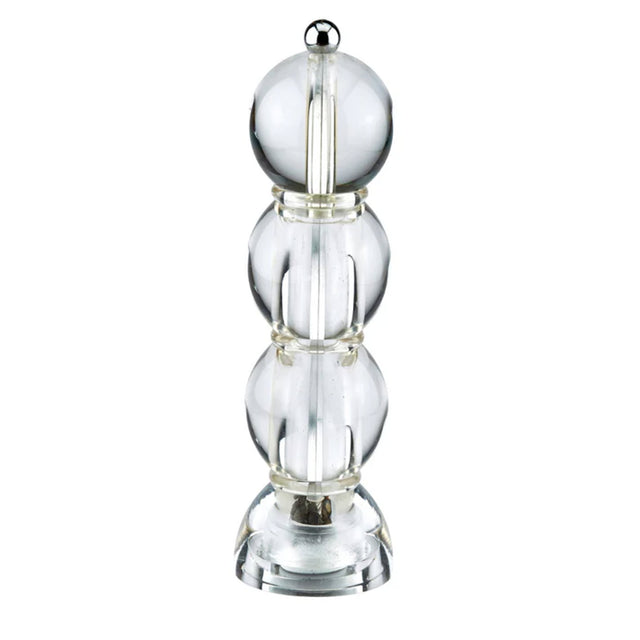Addison Ross Clear Icy Bobbin Salt or Pepper Mill