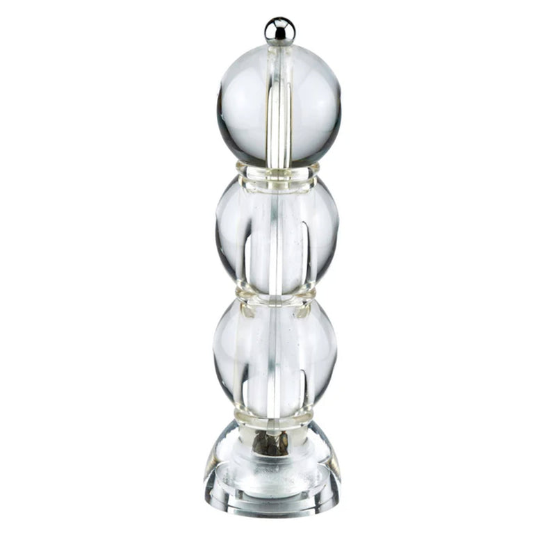 Addison Ross Clear Icy Bobbin Salt or Pepper Mill