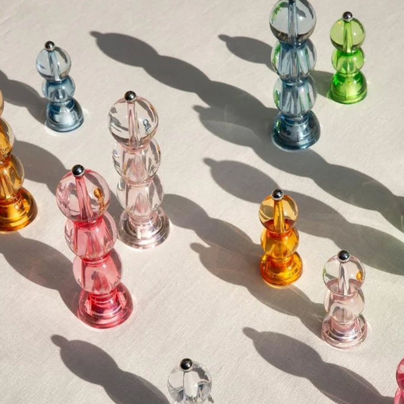 Addison Ross Clear Icy Mini Bob Salt or Pepper Mill