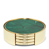 Aerin Lucas Mosaic Coasters, Malachite, Set of 4