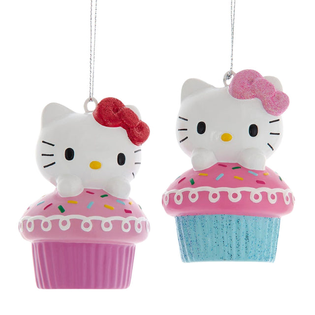 Christmas Inspirations Assorti Hello Kitty Cupcake Ornament