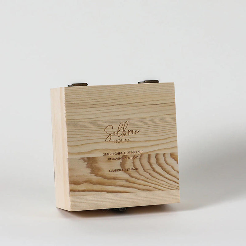 Selbare House Stag Highball Drinks Set