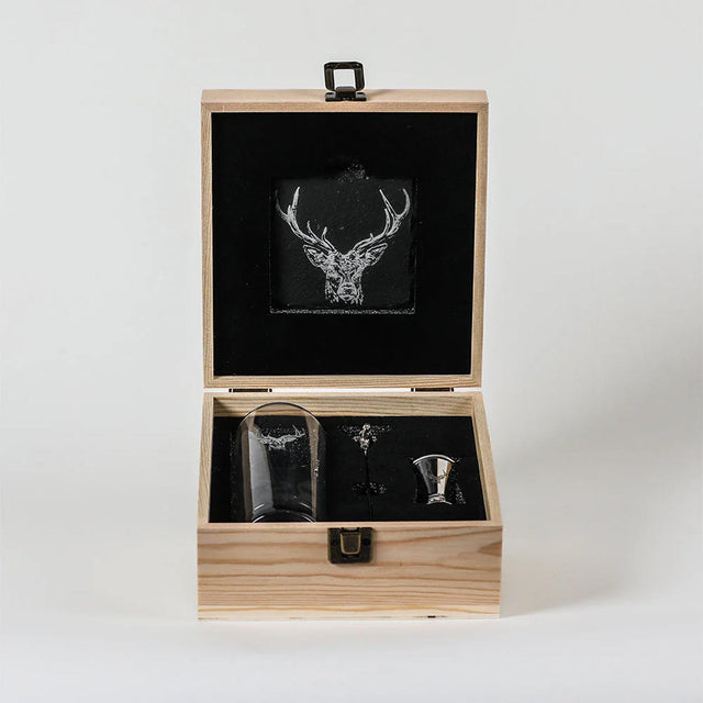 Selbare House Stag Highball Drinks Set