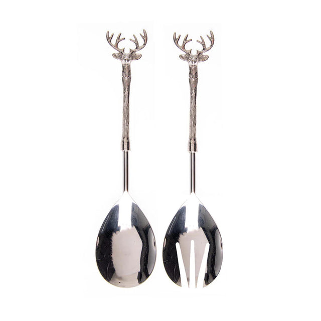 Selbrae House Stag Salad Server Set