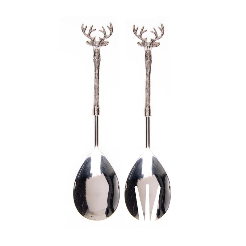 Selbrae House Stag Salad Server Set