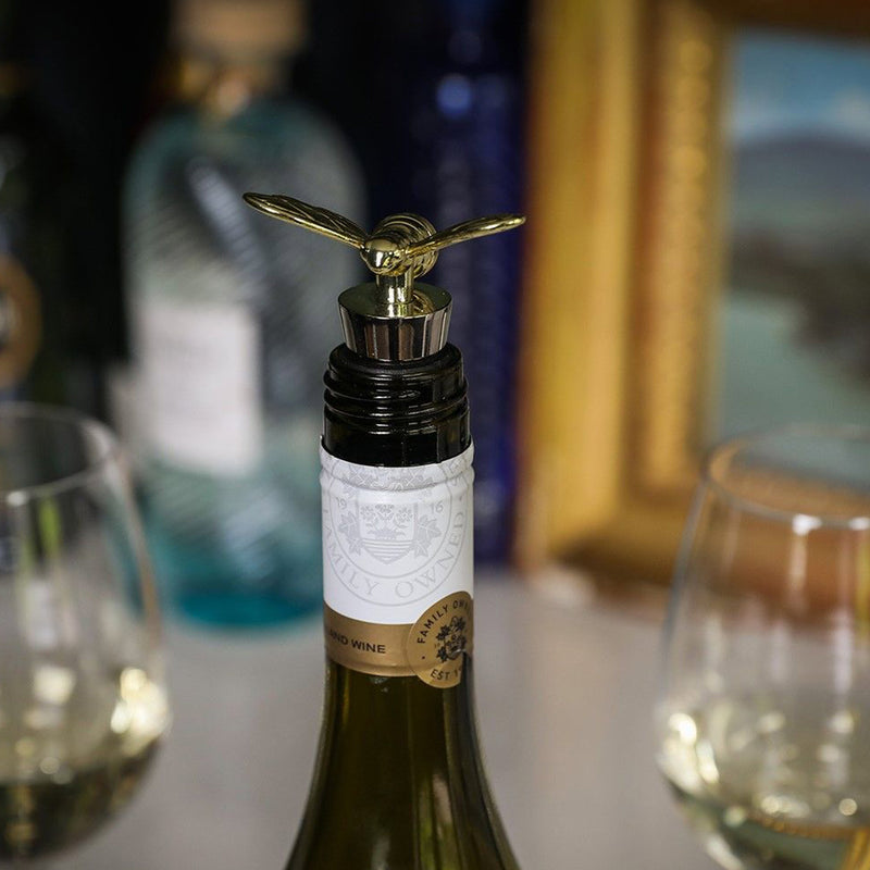 Selbrae House Gold Bee Bottle Stopper