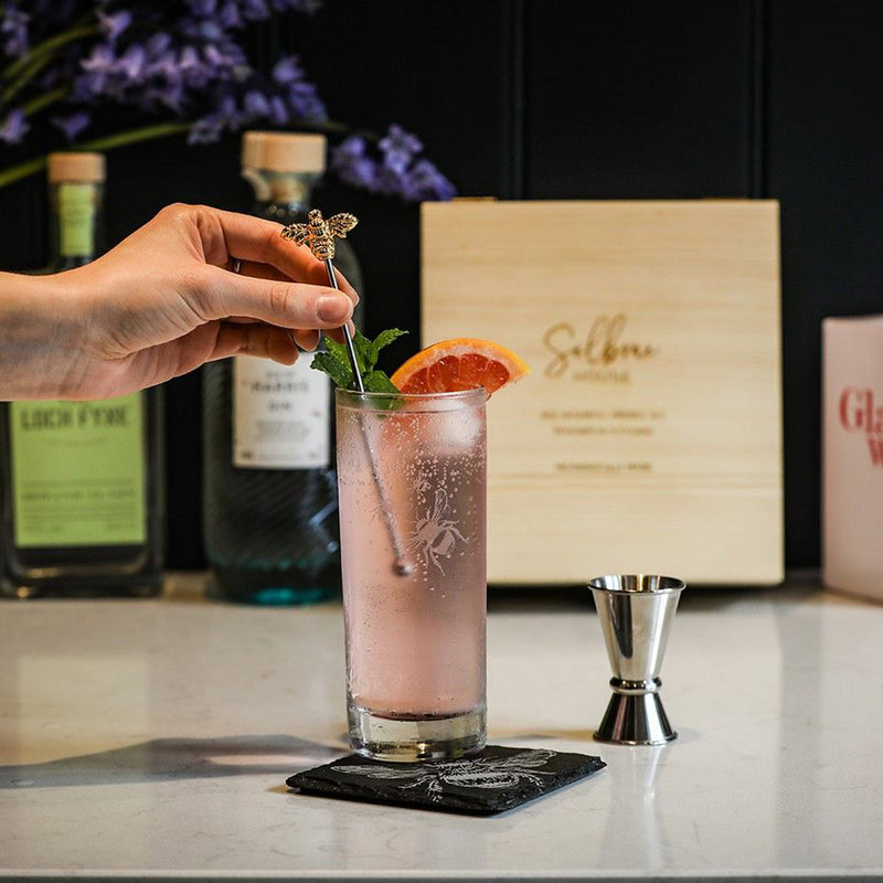 Selbrae House Highball Drinks Set, Bee