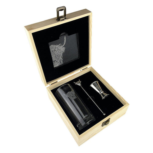 Selbrae House Highball Drink Set, Highland Cow
