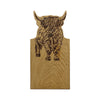 Selbrae House Framed Oak Serving Board, Small, Highland Cow