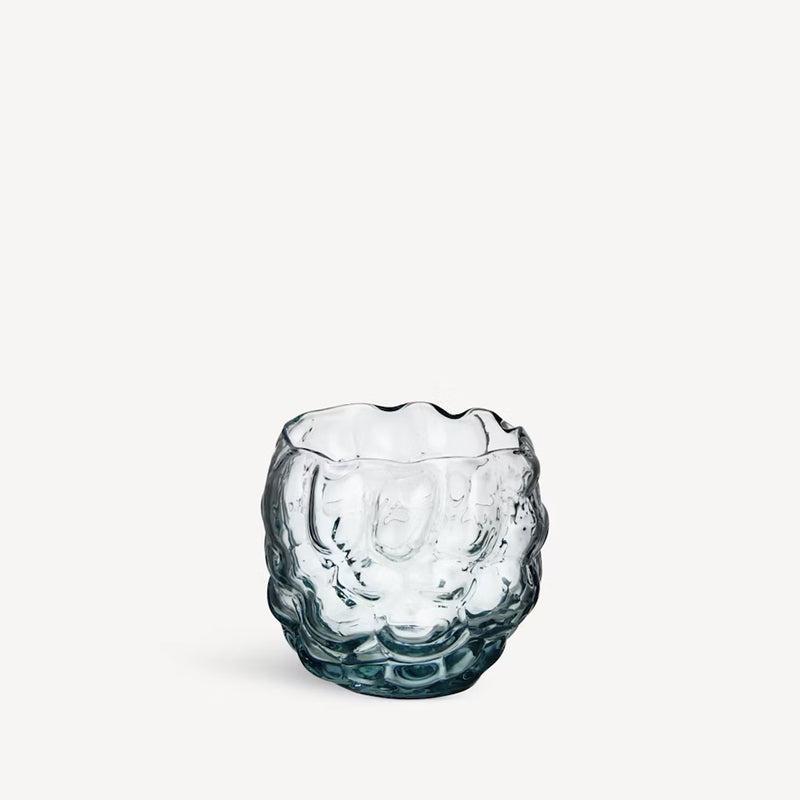 Kosta Boda Moss Votive Circular Blue, 73mm