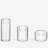 Kosta Boda Happy Votives, Clear, Set of 3