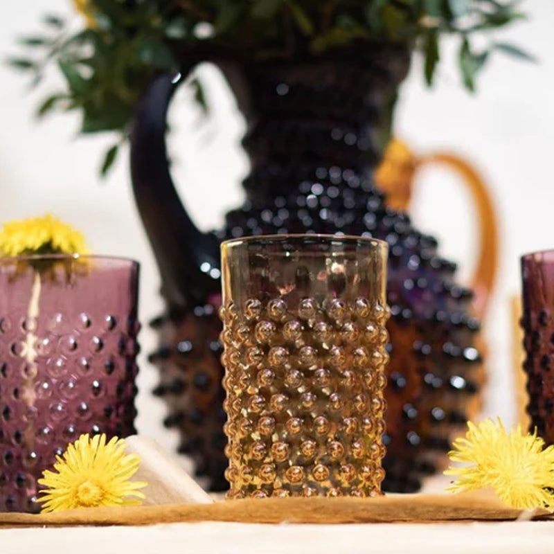 Klimchi Violet Hobnail Tumbler