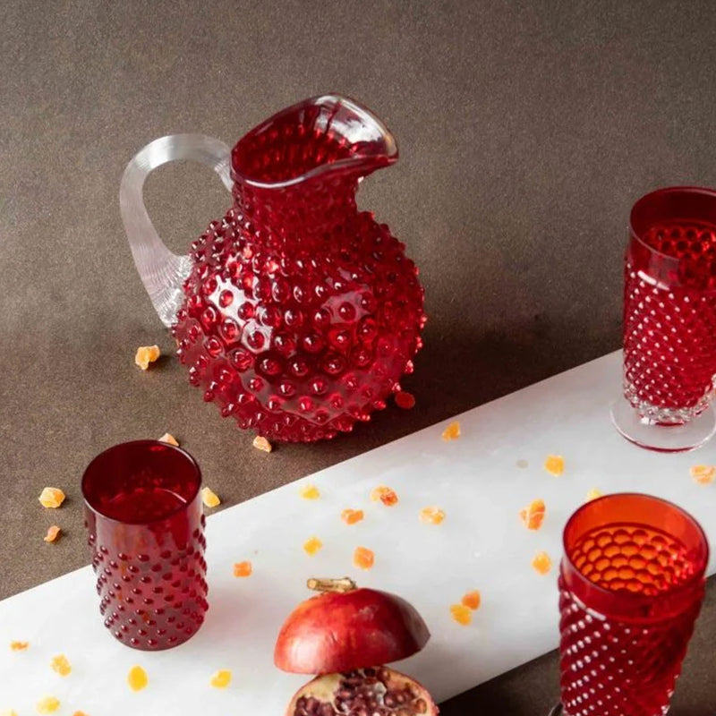 Klimchi Underlay Garnet Hobnail Large Jug 2L