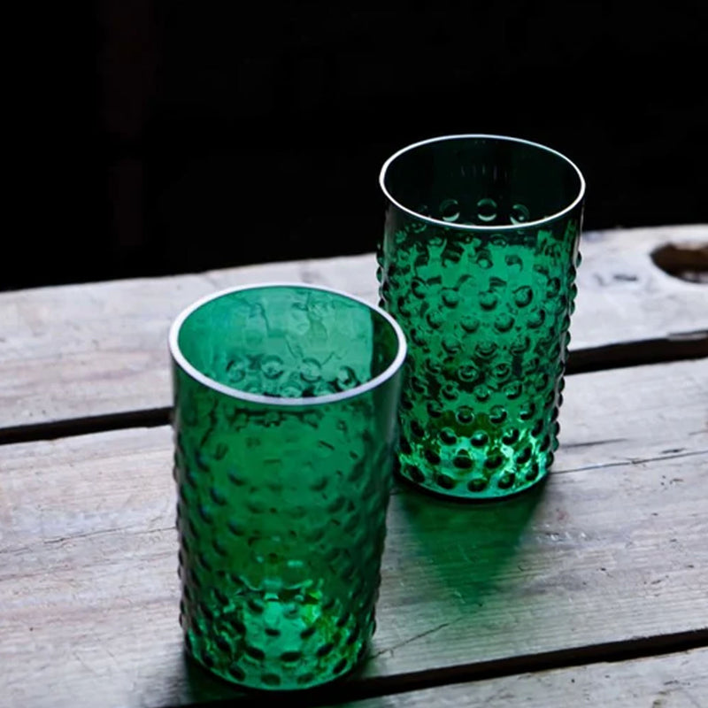 Klimchi Dark Green Hobnail Tumbler