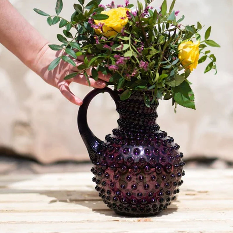 Klimchi Violet Hobnail Large Jug 2L