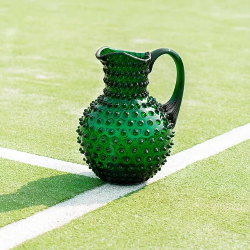 Klimchi Dark Green Hobnail Large Jug 2L