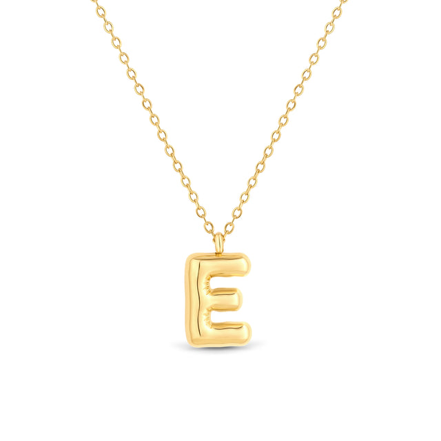 Amori Mary Initial Pendant Gold - E