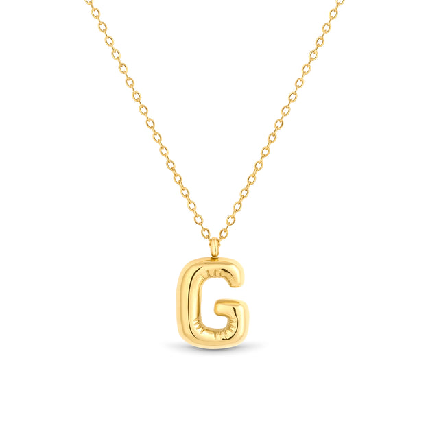Amori Mary Initial Pendant Gold - G