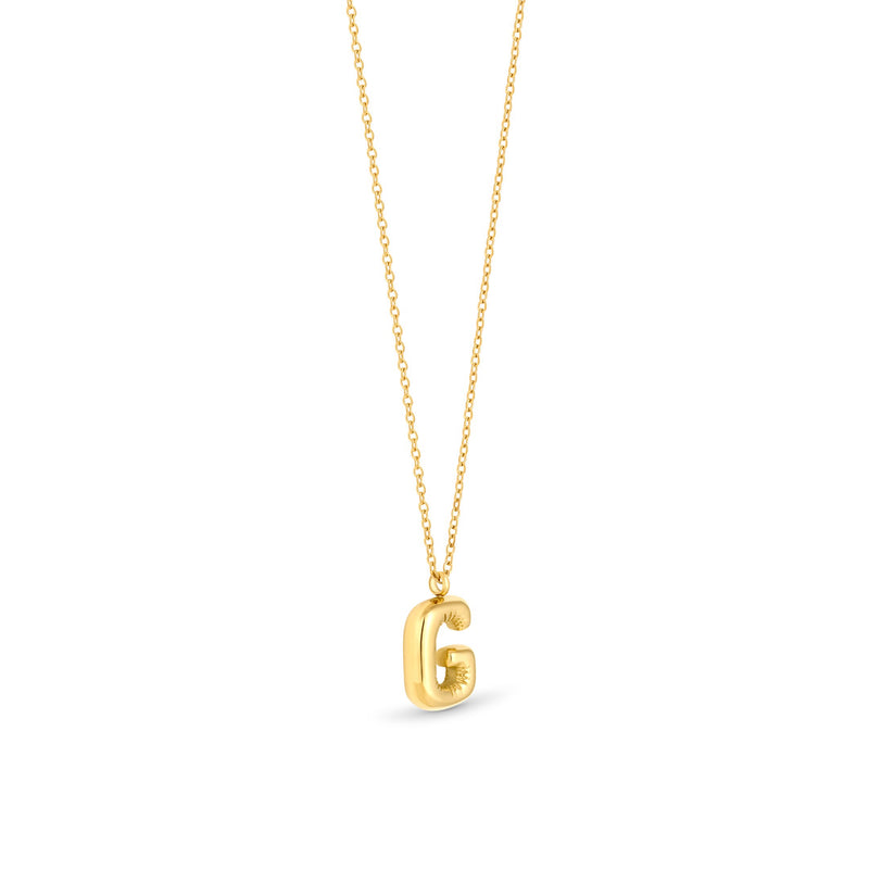Amori Mary Initial Pendant Gold - G