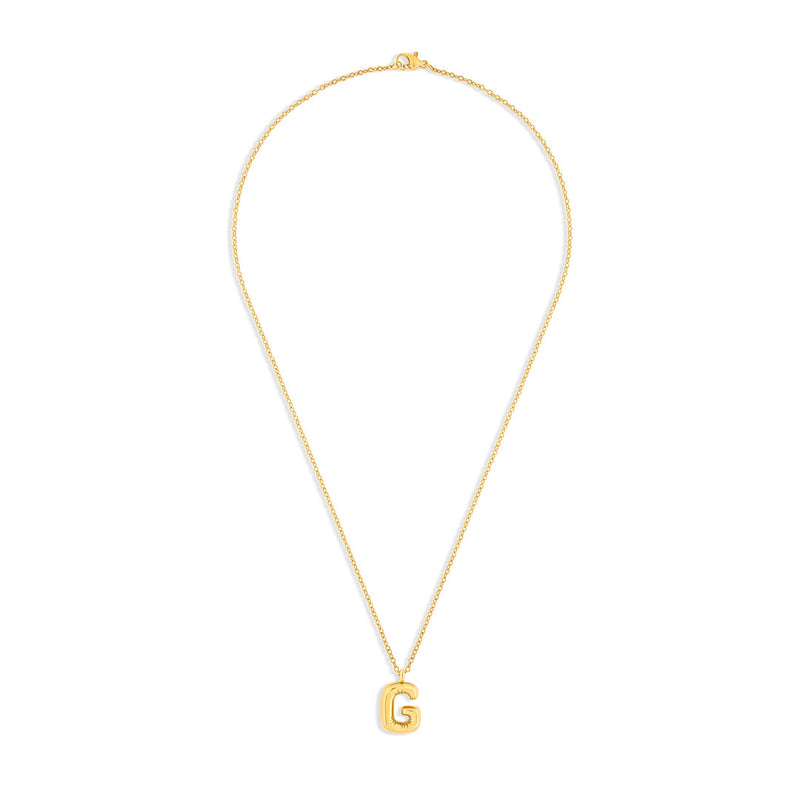 Amori Mary Initial Pendant Gold - G