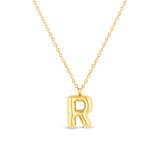 Amori Mary Initial Pendant Gold - R