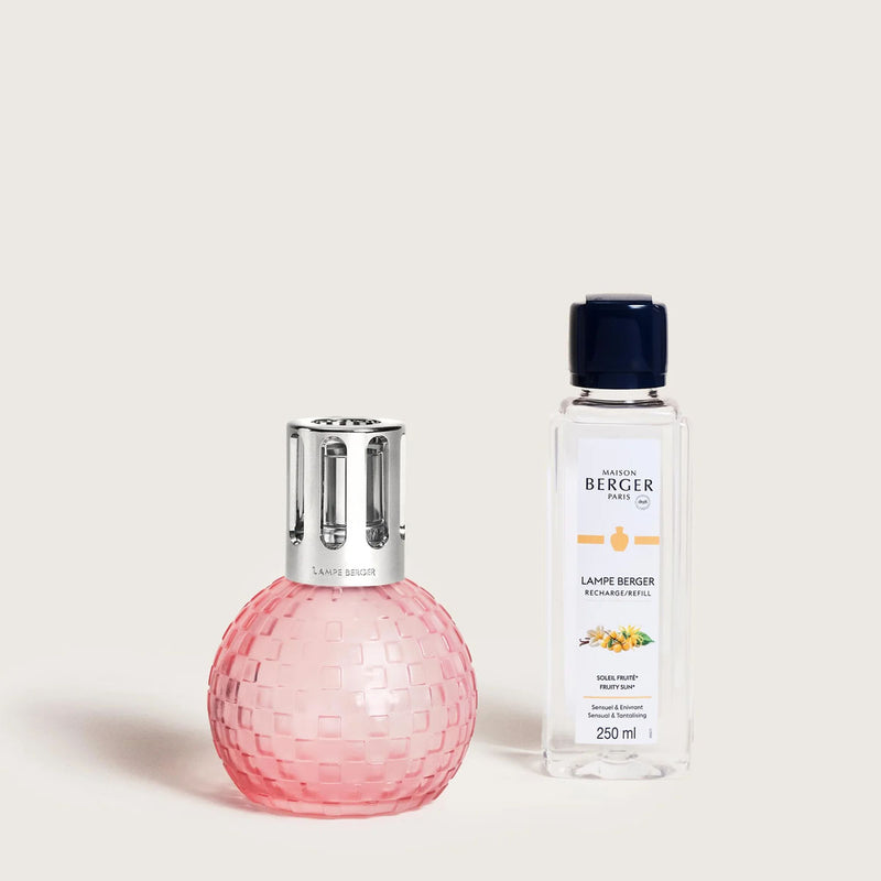 Zest of Verbena Disco Estivale Pink Lamp Berger Gift Pack