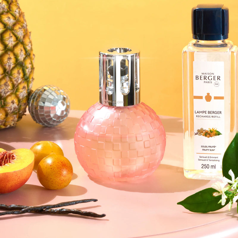 Zest of Verbena Disco Estivale Pink Lamp Berger Gift Pack