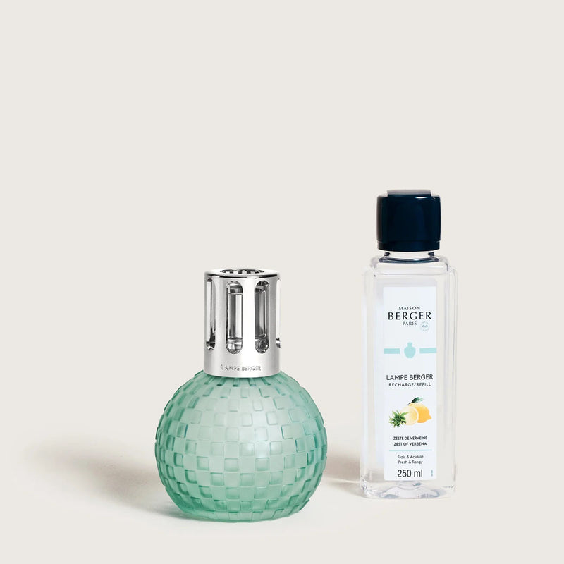 Zest of Verbena Disco Estivale Green Lamp Berger Gift Pack