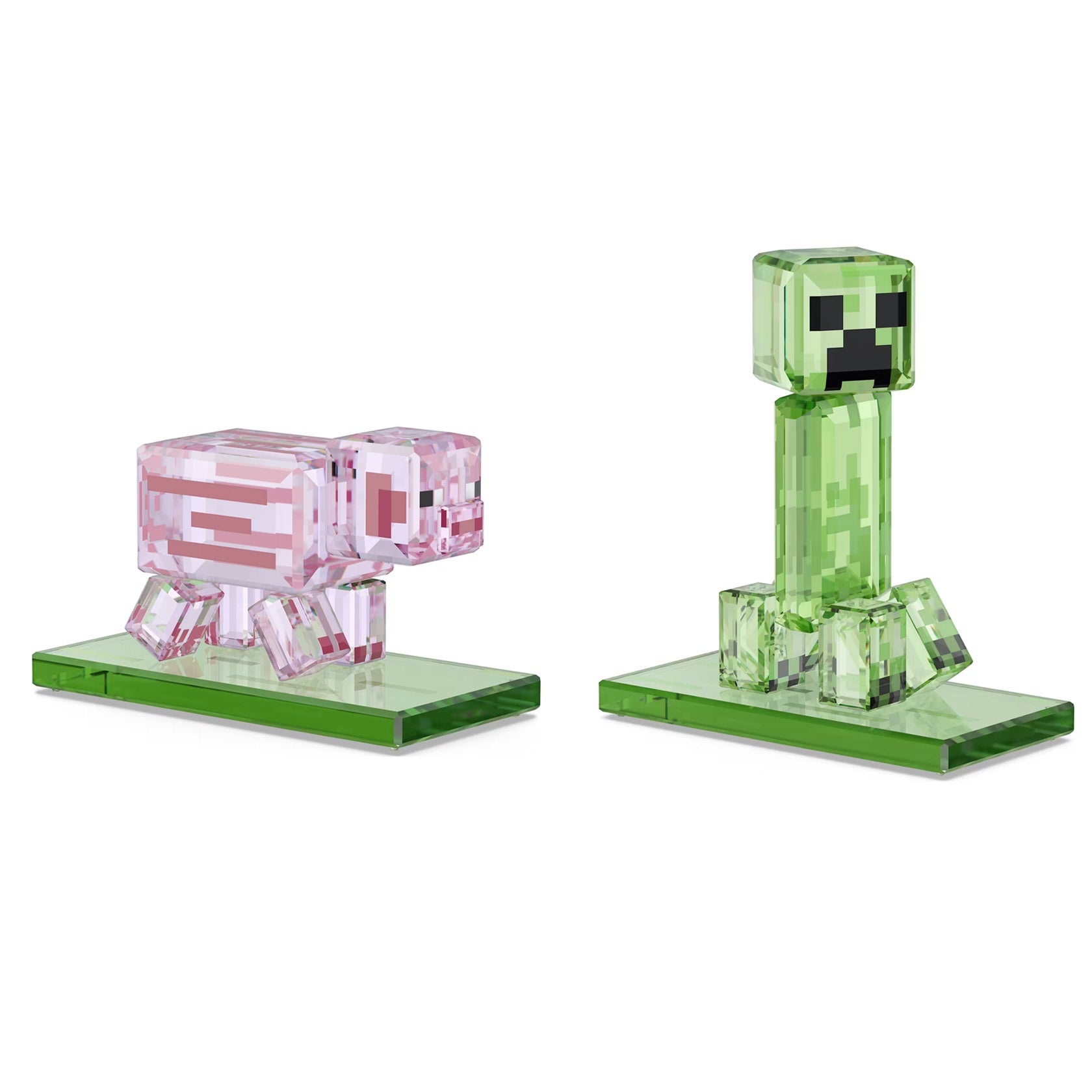 Swarovski Minecraft Pig 置物 クリスタル フィギュリン