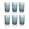 Klimchi Misty Blue Hobnail Tumblers (set of 6)