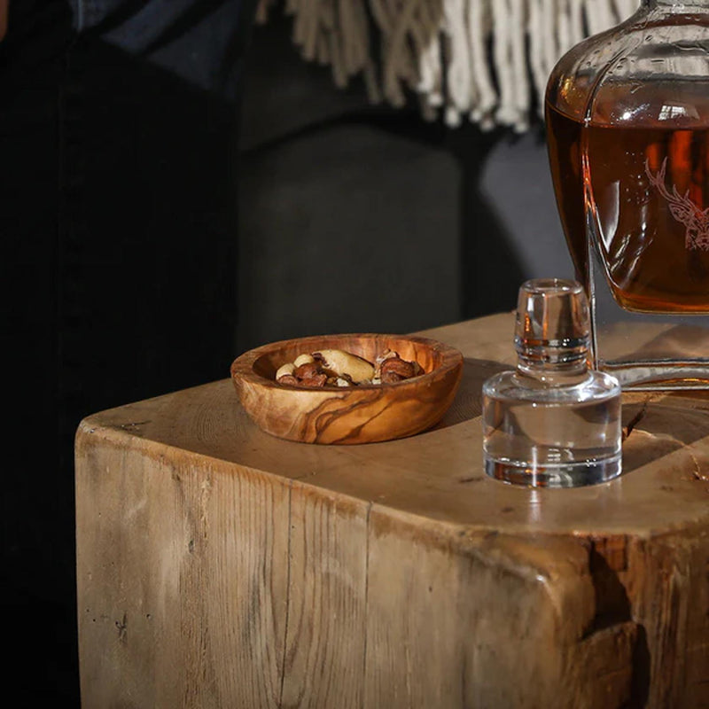 Selbrae House Olive Wood Round Dipping Bowl