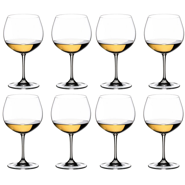 Riedel Vinum Oaked Chardonnay / Montrachet Glasses, Set of 8