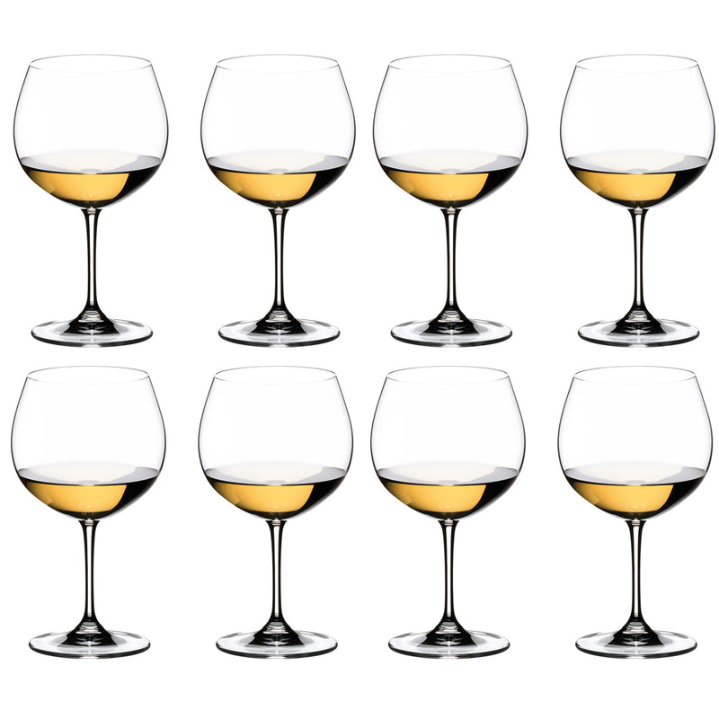 Riedel Vinum Oaked Chardonnay / Montrachet Glasses, Set of 8