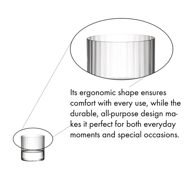 Riedel O Wine Tumbler H20 Optic All Purpose Tumblers, Set of 2