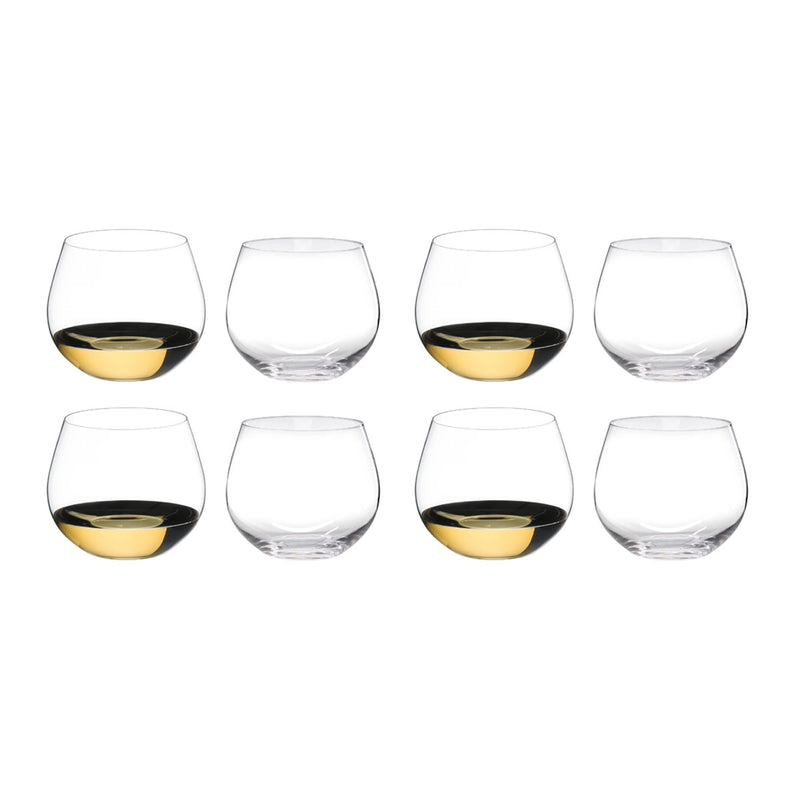 Riedel O Wine Tumbler Oaked Chardonnay Glasses, Set of 8