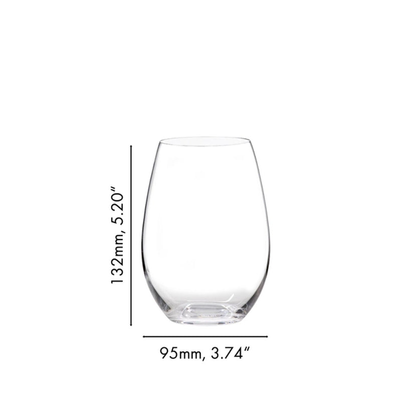Riedel O Wine Tumbler Syrah / Shiraz Glasses, Set of 8